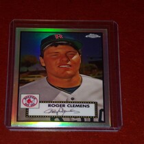 2021 Topps Chrome Platinum Anniversary Refractor #603 Roger Clemens