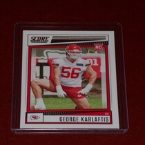 2022 Score Base Set #314 George Karlaftis