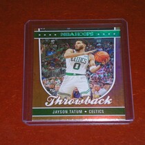 2022 Panini NBA Hoops Hoops Throwback #19 Jayson Tatum