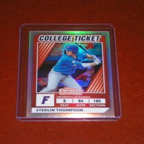 2022 Panini Elite Extra Edition Optic College Tickets Holo #CTO-16 Sterlin Thompson