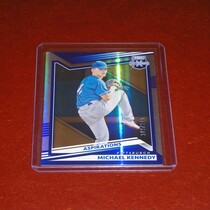 2022 Panini Elite Extra Edition Aspirations Blue #110 Michael Kennedy