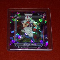 2022 Panini Prizm Purple Ice Prizm #33 Dawson Knox