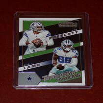 2022 Panini Contenders Touchdown Tandems #2 Ceedee Lamb|Dak Prescott