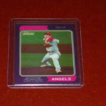 2023 Topps Heritage Chrome Purple Hot Box Refractor #20 Shohei Ohtani