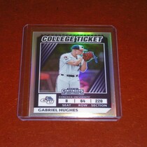 2022 Panini Elite Extra Edition Optic College Tickets Holo #CTO-13 Gabriel Hughes