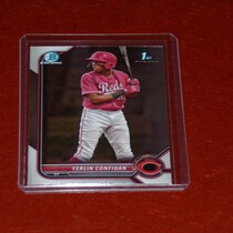 2022 Bowman Chrome Prospects #BCP-187 Yerlin Confidan