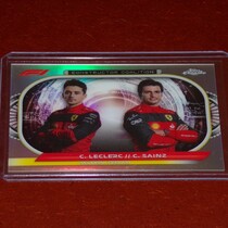 2022 Topps Chrome Formula 1 Constructors Coalition #CC-SF Carlos Sainz|Charles Leclerc