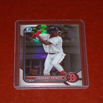 2022 Bowman Chrome Draft Refractor #BDC-104 Ceddanne Rafaela