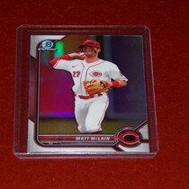 2022 Bowman Chrome Draft Refractor #BDC-100 Matt Mclain