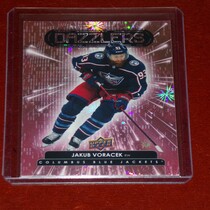 2022 Upper Deck Dazzlers Pink #DZ-7 Jakub Voracek