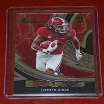 2023 Panini Select Draft Picks Sparks #6 Jahmyr Gibbs