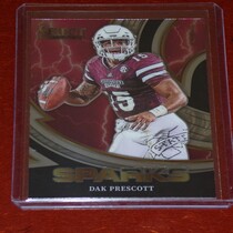 2023 Panini Select Draft Picks Sparks #14 Dak Prescott