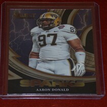 2023 Panini Select Draft Picks Sparks #17 Aaron Donald