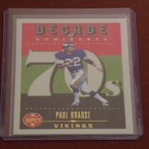 2023 Panini Legacy Decade of Dominance #DOD-16 Paul Krause