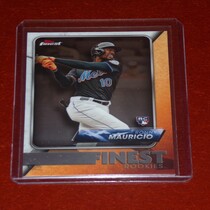 2024 Finest Rookies Design Variation #FRD-7 Ronny Mauricio