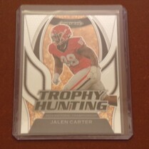 2023 Panini Prizm Draft Picks Trophy Hunting #TH-1 Jalen Carter