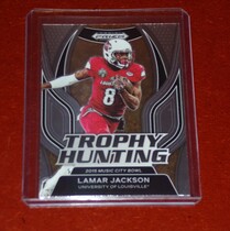 2023 Panini Prizm Draft Picks Trophy Hunting #TH-23 Lamar Jackson