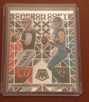 2023 Panini Mosaic Carbon Copy #CC-3 Joe Burrow|Trevor Lawrence