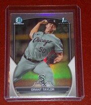 2023 Bowman Chrome Draft Refractor #BDC-8 Grant Taylor