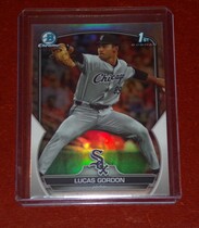 2023 Bowman Chrome Draft Refractor #BDC-126 Lucas Gordon