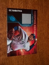 2016 Topps Scouting Report Relics #SRR-CSA Cc Sabathia