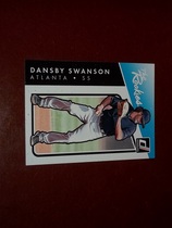 2017 Donruss The Rookies Cyan Back #3 Dansby Swanson