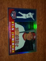 2009 Topps Heritage Chrome Refractors #C94 Ryan Zimmerman