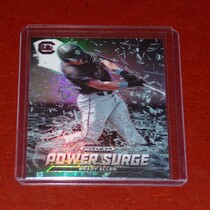 2021 Panini Prizm Draft Picks Power Surge Silver Prizm #19 Brady Allen