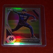 2021 Panini Prizm Draft Picks Silver Prizm #135 Tanner Kohlhepp