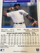 1993 Donruss Base Set #776 Charlie Hayes