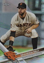 2017 Topps Chrome Refractor #176 Brandon Belt