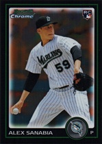 2010 Bowman Chrome Draft #BDP60 Alex Sanabia