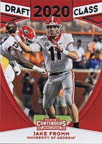 2020 Panini Contenders Draft Picks Draft Class #12 Jake Fromm