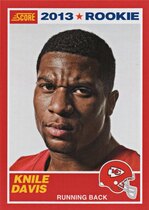2013 Score Red #400 Knile Davis