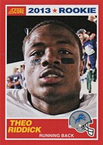 2013 Score Red #430 Theo Riddick