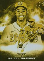 2020 Topps Fire Smoke and Mirrors Gold Minted #SM-11 Raisel Iglesias