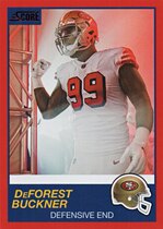 2019 Score Red #312 Deforest Buckner