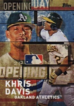 2018 Topps Opening Day Insert Blue #OD-24 Khris Davis