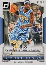 2014 Donruss Court Kings Season Stat #21 Ty Lawson