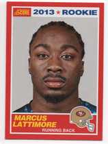 2013 Score Red #397 Marcus Lattimore