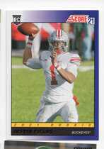 2021 Score 1991 Throwback Rookie #TB2 Justin Fields