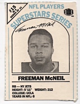 1986 DairyPak Cartons Trimmed #15 Freeman McNeil