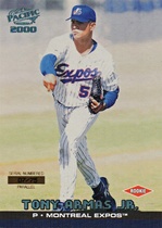 2000 Pacific Platinum Blue #256 Tony Armas Jr.