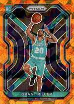 2020 Panini Prizm Orange Ice Prizm #295 Grant Riller