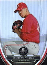 2013 Bowman Platinum Chrome Prospect Refractors #BPCP45 Robert Stephenson