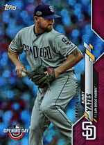 2020 Topps Opening Day Red Foil Target #127 Kirby Yates