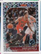 2019 Panini NBA Hoops Premium Stock Prizm Laser Silver #243 Daniel Gafford