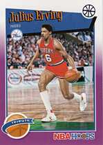 2019 Panini NBA Hoops Purple #293 Julius Erving
