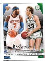 2014 Panini Prestige Connections #20 Carmelo Anthony|Larry Bird