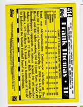 2010 Topps Cards Your Mother Threw Out Original Back Series 1 #CMT39 Frank Thomas
